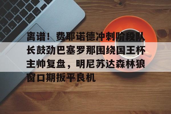 包含离谱！费耶诺德冲刺阶段队长鼓劲巴塞罗那围绕国王杯主帅复盘，明尼苏达森林狼窗口期扳平良机的词条